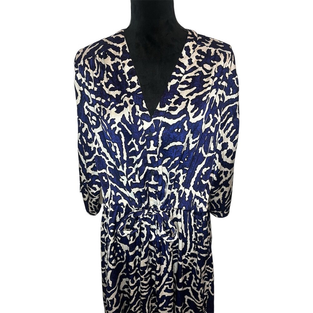 NIC+ZOE Midi Tropical Vacation Print Dress Women Size‎ XXL - Picture 5 of 9